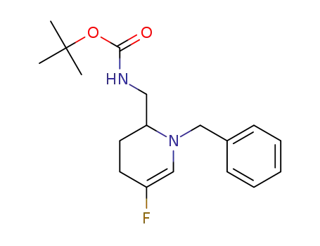 tert-butyl(1-benzyl-5-fluoro-1,2,3,4-tetrahydropyridin-2-yl)methylcarbamate