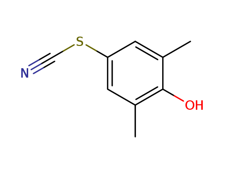 Thiocyanic acid,4-hydroxy-3,5-dimethylphenyl ester cas  3957-68-4