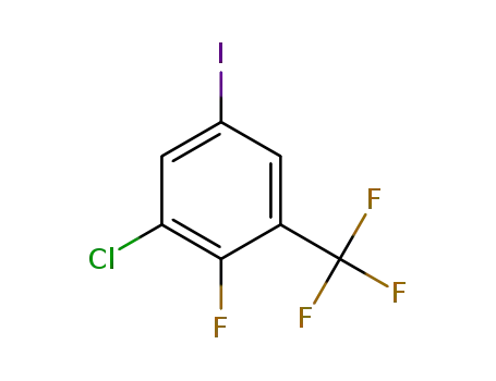 Molecular Structure of 928783-87-3 (2-FLUORO-5-IODOBENZOTRIFLUORIDE)