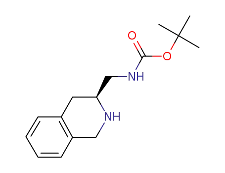 Molecular Structure of 885273-85-8 ((1,2,3,4-TETRAHYDRO-ISOQUINOLIN-3-YLMETHYL)-CARBAMIC ACID TERT-BUTYL ESTER)