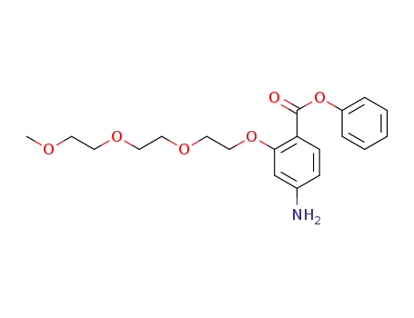 phenyl 4-amino-2-(2-(2-(2-methoxyethoxy)ethoxy)ethoxy)benzoate