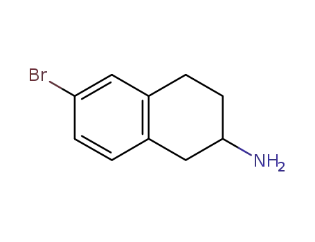 Molecular Structure of 167355-41-1 (6-Bromo-1,2,3,4-tetrahydronaphthalen-2-amine)