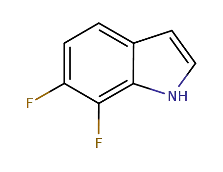 Molecular Structure of 271780-84-8 (1H-Indole,6,7-difluoro-(9CI))