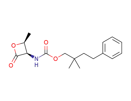 (2,2-dimethyl-4-phenyl-butyl) N-[(2S,3R)-2-methyl-4-oxooxetan-3-yl]carbamate