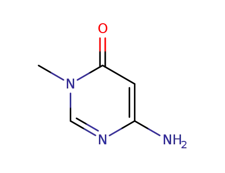 Molecular Structure of 1122-46-9 (6-Amino-3-methylpyrimidin-4(3H)-one)