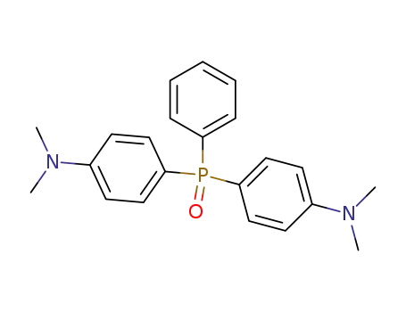 Molecular Structure of 803-20-3 (Benzenamine, 4,4'-(phenylphosphinylidene)bis[N,N-dimethyl-)