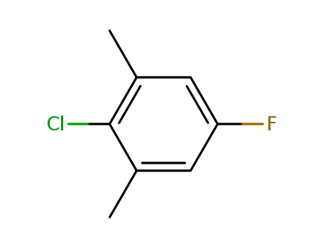 Molecular Structure of 14994-16-2 (2-CHLORO-5-FLUORO-1,3-DIMETHYLBENZENE)