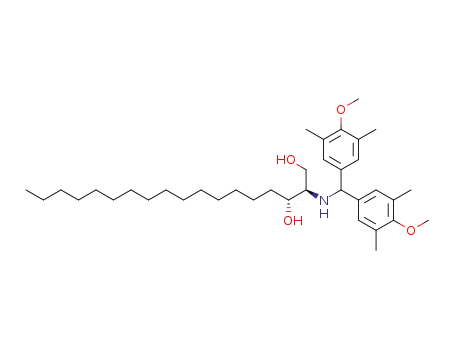 (2R,3R)-2-((bis(4-methoxy-3,5-dimethylphenyl)methyl)amino)octadecane-1,3-diol