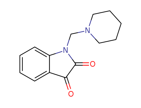1-(1-piperidylmethyl)indole-2,3-dione cas  13129-69-6