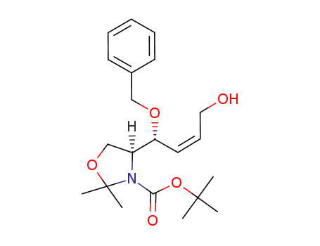 (S)-tert-butyl 4-((R,Z)-1-(benzyloxy)-4-hydroxybut-2-en-1-yl)-2,2-dimethyloxazolidine-3-carboxylate