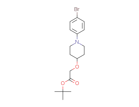 tert-butyl 2-(1-(4-bromophenyl)piperidin-4-yloxy)acetate