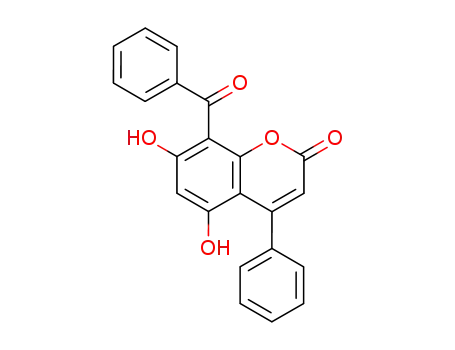 8-benzoyl-5,7-dihydroxy-4-phenyl-2H-chromen-2-one