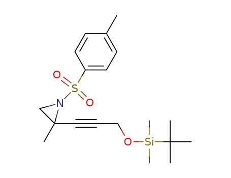 2-(3-(tert-butyldimethylsilyloxy)prop-1-yn-1-yl)-2-methyl-1-tosylaziridine