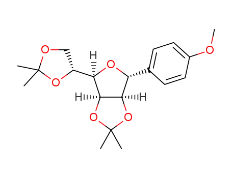 (3aS,4R,6R,6aR)-4-((R)-2,2-dimethyl-1,3-dioxolan-4-yl)-6-(4-methoxyphenyl)-2,2-dimethyl-tetrahydrofuro[3,4-d][1,3]dioxole