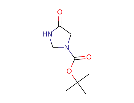 Molecular Structure of 885954-76-7 (tert-butyl 4-oxoimidazolidine-1-carboxylate)