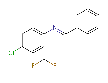 (E)-4-chloro-N-(1-phenylethylidene)-2-(trifluoromethyl)aniline