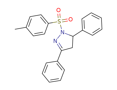 1H-Pyrazole,4,5-dihydro-1-[(4-methylphenyl)sulfonyl]-3,5-diphenyl- cas  20409-91-0