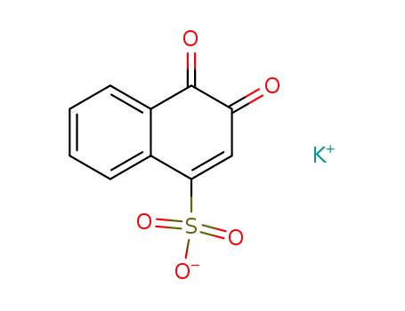 Molecular Structure of 5908-27-0 (POTASSIUM 1,2-NAPHTHOQUINONE-4-SULFONIC ACID)
