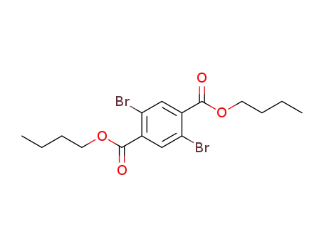 Molecular Structure of 58613-36-8 (dibutyl 2,5-dibromoterephthalate)