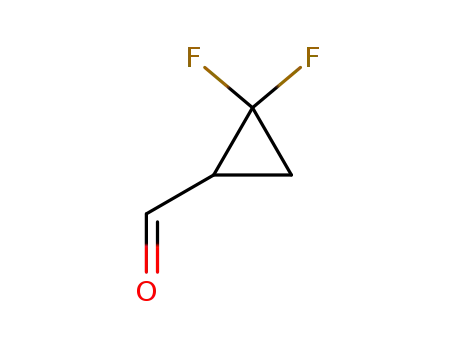 Molecular Structure of 1192109-69-5 (2,2-Difluoro-cyclopropanecarbaldehyde)