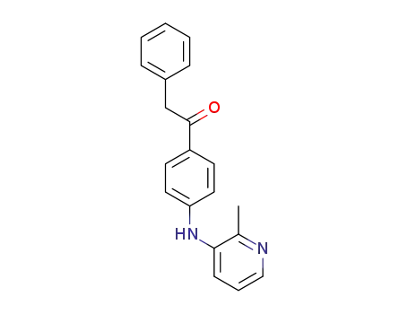 Molecular Structure of 1501945-32-9 (1-(4-((2-methylpyridin-3-yl)amino)phenyl)-2-phenylethanone)