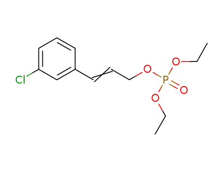 Phosphoric acid, 3-(3-chlorophenyl)-2-propenyl diethyl ester