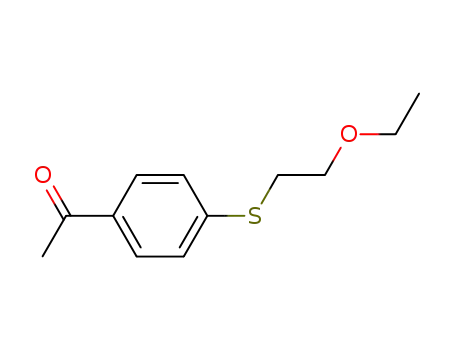 1-(4-(2-ethoxyethylthio)phenyl)ethanone