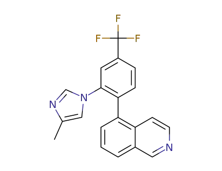 5-(2-(4-methyl-1H-imidazol-1-yl)-4-(trifluoromethyl)phenyl)isoquinoline