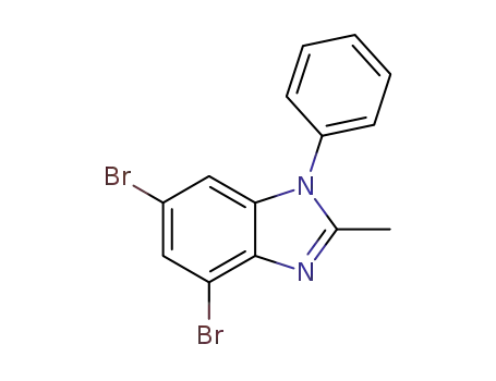 4,6-dibromo-2-methyl-1-phenyl-1H-benzo[d]imidazole