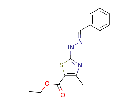 ethyl 4-methyl-2-[(E)-2-(phenylmethylidene)hydrazin-1-yl]-1,3-thiazole-5-carboxylate