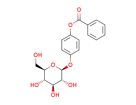 4-(β-D-glucopyrfmanosyloxy)phenyl benzoate