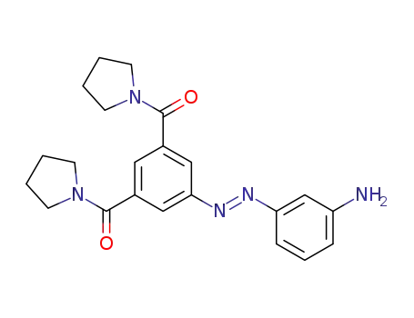 (E)-(5-((3-aminophenyl)diazenyl)-1,3-phenylene)bis(pyrrolidin-1-ylmethanone)