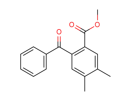Molecular Structure of 412322-32-8 (methyl 2-benzoyl-4,5-dimethylbenzoate)