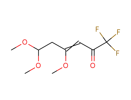 Molecular Structure of 1140485-84-2 (4,6,6-trimethoxy-1,1,1-trifluorohex-3-en-2-one)