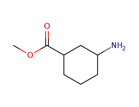 Molecular Structure of 87091-29-0 (Cyclohexanecarboxylic acid, 3-amino-, methyl ester)