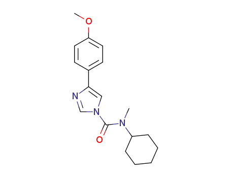 N-cyclohexyl-4-(4-methoxyphenyl)-N-methyl-1H-imidazole-1-carboxamide