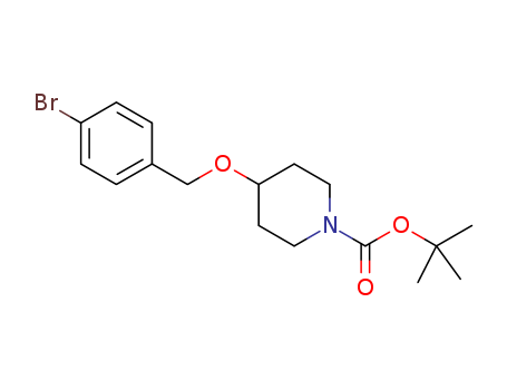 4-(4-Bromobenzyloxy)piperidine, N-BOC protected 97%