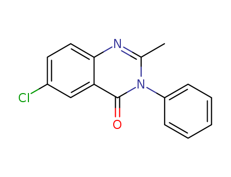 4(3H)-Quinazolinone, 6-chloro-2-methyl-3-phenyl-
