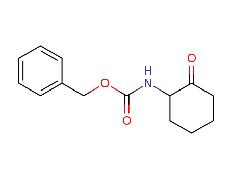 Molecular Structure of 31236-61-0 (2-N-CBZ-AMINO-CYCLOHEXANONE)