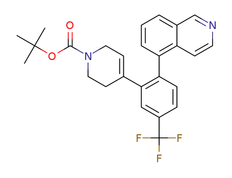 tert-butyl 4-(2-(isoquinolin-5-yl)-5-(trifluoromethyl)phenyl)-5,6-dihydropyridine-1(2H)-carboxylate