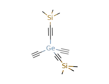 Molecular Structure of 184718-46-5 (Silane, [(diethynylgermylene)di-2,1-ethynediyl]bis[trimethyl-)