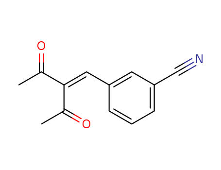 Benzonitrile, 3-(2-acetyl-3-oxo-1-butenyl)-