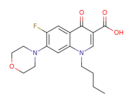 1-butyl-6-fluoro-7-(morpholin-4-yl)-4-oxo-1,4-dihydroquinoline-3-carboxylic acid