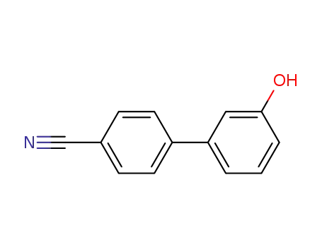 Molecular Structure of 486455-27-0 (3'-Hydroxybiphenyl-4-carbonitrile)