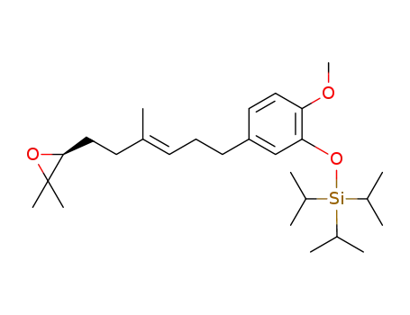 2-methoxy-5-((E)-4-methyl-6-(3,3-dimethyloxiran-2-yl)hex-3-enyl)phenoxytriisopropylsilane