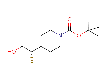 tert-butyl 4-(1-fluoro-2-hydroxyethyl)piperidine-1-carboxylate