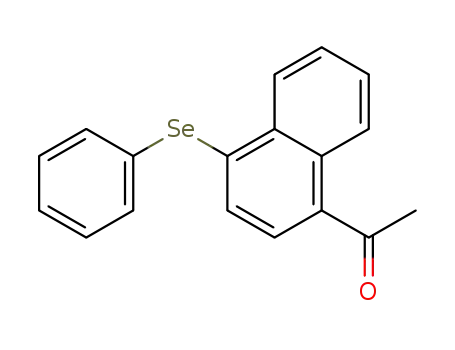 1-(1-(phenylselanyl)naphthalen-4-yl)ethanone
