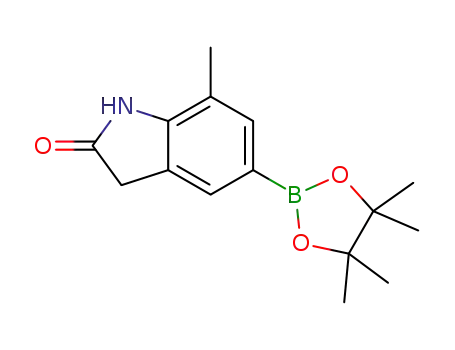 7-methyl-5-(4,4,5,5-tetramethyl-1,3,2-dioxaborolan-2-yl)indolin-2-one