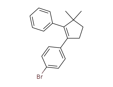 1-bromo-4-(3,3-dimethyl-2-phenylcyclopent-1-en-1-yl)benzene