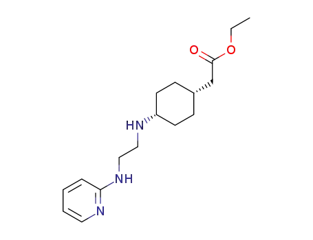 ethyl 2-[4-[2-(2-pyridylamino)ethylamino]cyclohexyl]acetate